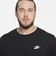 ナイキ（NIKE）tシャツ 半袖 クラブ Tシャツ コットン100% 黒 ブラック ワンポイント シンプル 洗濯可 綿100% AR4999-013