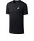 ナイキ（NIKE）tシャツ 半袖 クラブ Tシャツ コットン100% 黒 ブラック ワンポイント シンプル 洗濯可 綿100% AR4999-013