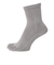 イトイエックス（itoix）靴下 ランニングソックス 5本指 セミロング LIGHT GREY PSO-06-LGR