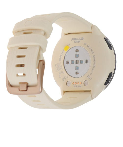 ポラール（POLAR）スマートウォッチ 時計 PACER ミルキーホワイトS-L