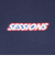 セッションズ（SESSIONS）90S ロゴ長袖Tシャツ 227189 NVY