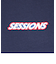 セッションズ（SESSIONS）90S ロゴ長袖Tシャツ 227189 NVY