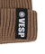ベスプ（VESP）RIB KNIT BEANIE リブニットビーニー VPMB1016 TAN タン ニット帽 スノーボード
