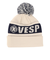 ベスプ（VESP）ジュニア 帽子 ニットキャップ VPJB1003OW オフホワイト ニット帽 ポンポン スキー スノーボード 雪遊び