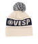 ベスプ（VESP）ジュニア 帽子 ニットキャップ VPJB1003OW オフホワイト ニット帽 ポンポン スキー スノーボード 雪遊び