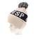ベスプ（VESP）ジュニア 帽子 ニットキャップ VPJB1003OW オフホワイト ニット帽 ポンポン スキー スノーボード 雪遊び