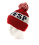 ベスプ（VESP）ジュニア 帽子 ニットキャップ VPJB1003RD レッド ニット帽 ポンポン スキー スノーボード 雪遊び