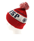 ベスプ（VESP）ジュニア 帽子 ニットキャップ VPJB1003RD レッド ニット帽 ポンポン スキー スノーボード 雪遊び
