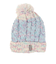 ベスプ（VESP）ジュニア 帽子 ニットキャップ SNJB1022SX サックス ブルー スヌーピー ニット帽 ポンポン スキー スノーボード 雪遊び