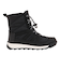 ソレル（SOREL）ショートブーツ 黒 ジュニア ユース ウィットニー II ショートレース ブラック WP NY3903 010 アウトドア 防寒 保温 通…