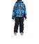 デサント（DESCENTE）ジュニア スキースーツ 上下セット DWJUJH04X BLU ブルー サイズ調整 防水透湿 撥水
