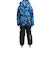 デサント（DESCENTE）ジュニア スキースーツ 上下セット DWJUJH04X BLU ブルー サイズ調整 防水透湿 撥水
