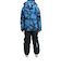 デサント（DESCENTE）ジュニア スキースーツ 上下セット DWJUJH04X BLU ブルー サイズ調整 防水透湿 撥水