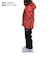 デサント（DESCENTE）ジュニア スキースーツ 上下セット DWJUJH04X RED レッド サイズ調整 防水透湿 撥水
