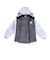 ジュニア スキーウェア スーツ ビブパンツ セット ガールズ タイポグラフティ 321NN2HHM0046 PNK ピンク サイズ調整 抗菌