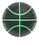 スポルディング（SPALDING）バスケットボール 7号球 ストリートファントム ラバー ブラック×グリーン 84-384Z