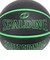 スポルディング（SPALDING）バスケットボール 7号球 ストリートファントム ラバー ブラック×グリーン 84-384Z