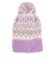その他ブランド（OTHER BRAND）ジュニア 帽子 ニット帽 ポンポン ラベンダー POM ニットキャップ 335NN2DW0021 LVD 防寒 雪あそ…