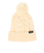 エアボーン（ARBN）帽子 ニット帽 ポンポン NATURE POM ニットキャップ ホワイト AB33WC1389 WHT
