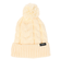エアボーン（ARBN）帽子 ニット帽 ポンポン NATURE POM ニットキャップ ホワイト AB33WC1389 WHT