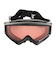 スワンズ（SWANS）ゴーグル スノーボード スノボ スキー 眼鏡対応 くもり止め ブラック ピンクレンズ GUEST-PDH