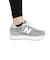 ニューバランス（new balance）スニーカー 574+ SD グレー WL574ZSDB スポーツ タウン シューズ 厚底 スエード 普段履き カジュア…