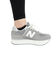 ニューバランス（new balance）スニーカー 574+ SD グレー WL574ZSDB スポーツ タウン シューズ 厚底 スエード 普段履き カジュア…