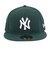 ニューエラ（NEW ERA）帽子 59FIFTY ニューヨーク・ヤンキース ダークグリーン×ホワイト 13562239 MLB 帽子