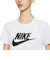 ナイキ（NIKE）半袖Tシャツ 白 レディース NSW エッセンシャル ICN FTRA DX7907-100