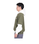 エクストララージ（XLARGE）LAYERED HOODED SWEAT 101231012020-OLIVE