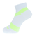 デサント（DESCENTE）ランニングソックス 靴下 MoveSox ホワイト イエロー DOAVJB01 WHYL アンクル丈 スポーツ スパイラルサポート