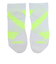 デサント（DESCENTE）ランニングソックス 靴下 MoveSox ホワイト イエロー DOAVJB01 WHYL アンクル丈 スポーツ スパイラルサポート