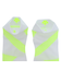 デサント（DESCENTE）ランニングソックス 靴下 MoveSox ホワイト イエロー DOAVJB01 WHYL アンクル丈 スポーツ スパイラルサポート