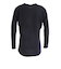 デサント（DESCENTE）野球 丸長袖アンダーシャツ STD-771B BLK 速乾