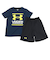 アンダーアーマー（UNDER ARMOUR）半袖Tシャツ ジュニア 上下セット TECH SS 1378275 408