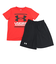 アンダーアーマー（UNDER ARMOUR）半袖Tシャツ ジュニア 上下セットTECH 1378275 600