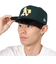ニューエラ（NEW ERA）キャップ 59FIFTY MLBオンフィールド オークランド・アスレチックス ロード 13554984 帽子 吸汗速乾