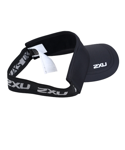 ユーザー ツー・タイムズ・ユー（2XU）ラン バイザー UQ6165F-BLK/BLK