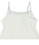 キャミソール  白 インナー はつブラ カップ付 4024 WHT