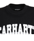 カーハート（CARHARTT）tシャツ 半袖 ブラック 黒 UNIVERSITYT-SHIRT I0289900D2XX23SS
