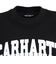 カーハート（CARHARTT）tシャツ 半袖 ブラック 黒 UNIVERSITYT-SHIRT I0289900D2XX23SS