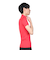 デュアリグ（DUARIG）サッカーウェア ドライプラス ストレッチハイネック半袖 3S0003-SCWR-741ES RED 速乾