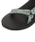 テバ（Teva）サンダル オリジナル ユニバーサル ブラック グリーン 1003987-BNBS ストラップサンダル 面ファスナー 速乾性 軽量