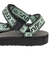 テバ（Teva）サンダル オリジナル ユニバーサル ブラック グリーン 1003987-BNBS ストラップサンダル 面ファスナー 速乾性 軽量