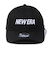 ニューエラ（NEW ERA）帽子 9FORTY ワードマークロゴ ブラック×ホワイト キャップ 13552080 帽子 大きいサイズ