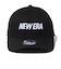 ニューエラ（NEW ERA）帽子 9FORTY ワードマークロゴ ブラック×ホワイト キャップ 13552080 帽子 大きいサイズ