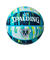 スポルディング（SPALDING）バスケットボール 5号球 マーブル ブルー×イエロー ラバー 84-804J 屋外 室外