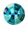 スポルディング（SPALDING）バスケットボール 5号球 マーブル ブルー×イエロー ラバー 84-804J 屋外 室外