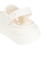 クロックス（crocs）スポーツサンダル クラッシュ クロッグ ホワイト 207521-100-2023 シャワサン レジャー プール ビーチ タウン 厚底