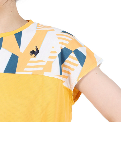 未使用　ルコックスポルティフ 涼感グラフィックゲームシャツ＆スコート　O le coq sportif - 未使用 ルコックスポルティフ 涼感